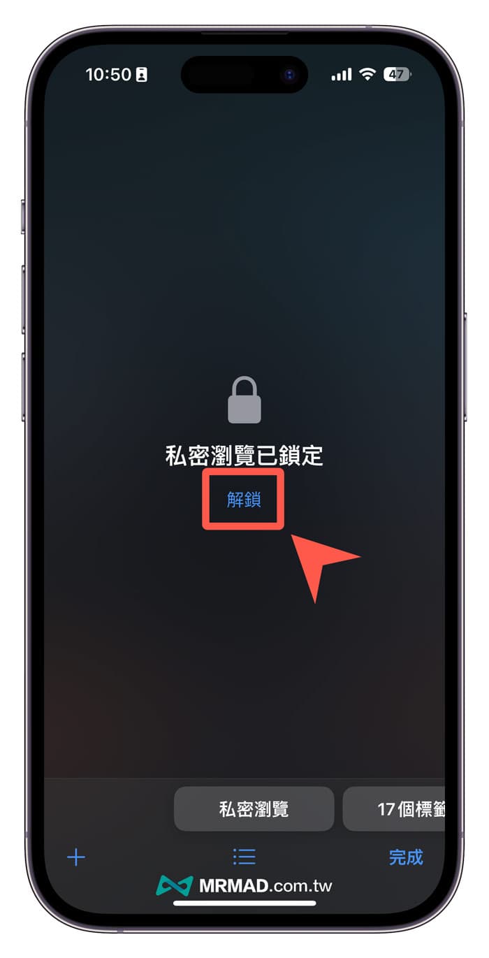 iPhone Safari私密浏览上锁怎么用？用Face ID锁定保护个人隐私