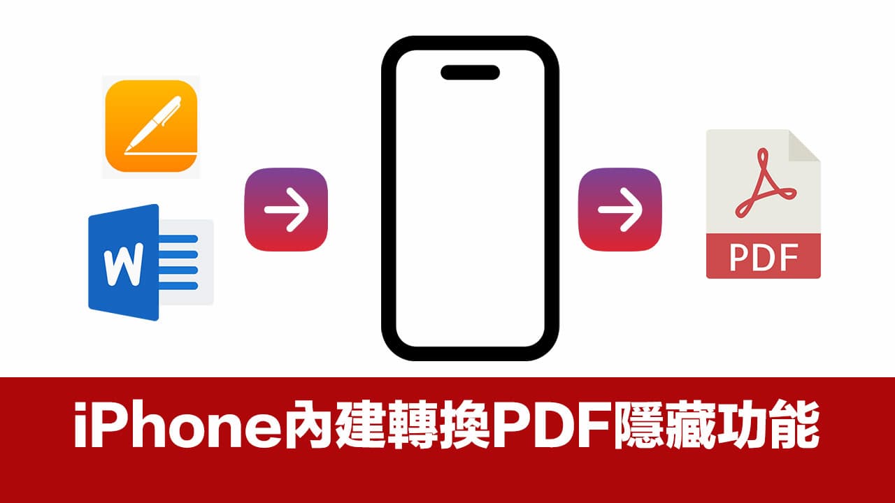 iPhone如何替Word转PDF？免装App用iOS档桉立即转换